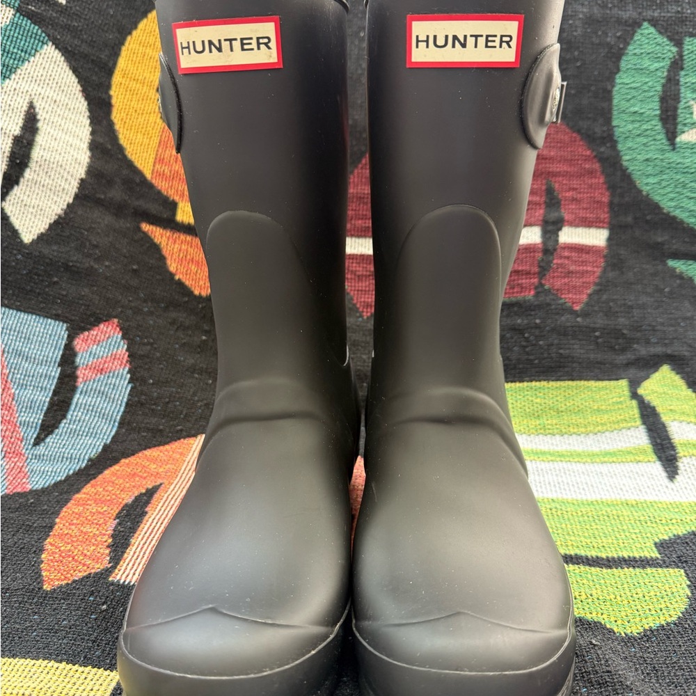 Hunter Black Rain Boots